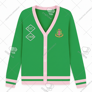 Alpha | Kapa | เสื้อสเวตเตอร์คาร์ดิแกนถักชมรม - Product Image 1