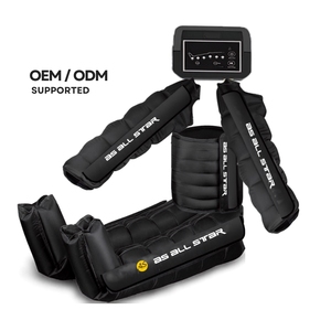 Masseur de jambes sans fil à compression d'air, bottes pneumatiques portables pour mollets, batterie intégrée, OEM ODM - Product Image 1