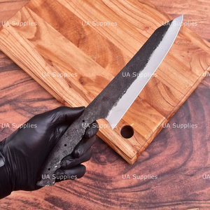 Cuchillo de Cocina de Acero al Carbono de Espiga Completa, Hoja Recta con Borde Biselado, Grosor de 0.6mm, Personalizable OEM - Product Image 4