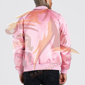 Chaqueta de Satén para Hombre, Elegante y Cómoda, de Alta Calidad, Informal, Transpirable, Servicio OEM - Product Image 2