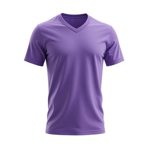Camiseta de Hombre Talla Grande, Cuello en V, Cómoda, Corte Regular, Color Sólido, Personalizable, Transpirable y Moderna - Product Image 6