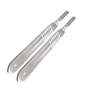 Bisturí Profesional para Dermaplaning, 2 Piezas, Mango B.P. # 4 + 100 Cuchillas Quirúrgicas de Acero Inoxidable de Grado Quirúrgico - Product Image 4