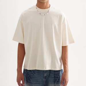 T-shirt Homme Oversize à Épaules Tombantes Personnalisé en Gros (ODM/OEM) – Coton Premium Coupe Ample Style Streetwear pour Hommes Tendance - Product Image 3