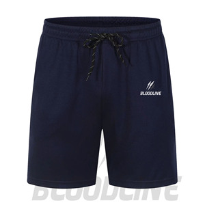 Shorts de sport pour homme BLOODLINE à séchage rapide, taille mi-haute élastique, logo avant, poches zippées, longueur Bermuda, motif camouflage, décontracté - Product Image 3