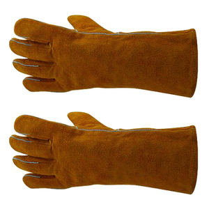 Guantes de Soldadura de Cuero ODM EDM con Mangas Extra Largas, Resistentes al Fuego y a Salpicaduras de Metal Fundido, Personalizables para Manipulación de Metales Calientes - Product Image 4