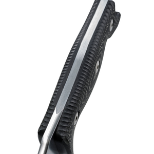 Cuchillos de Caza de Hoja Fija con Mango Estampado en Negro y Gris, Hoja Ancha Plateada y Funda Protectora Negra para Camping y Senderismo - Product Image 3