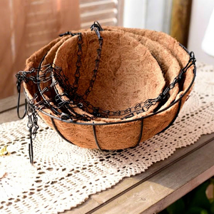 Cestas Colgantes de Fibra de Coco Ecológicas y Duraderas Inspiradas en la Naturaleza para Jardines Modernos |   Venta al por mayor con fabricación OEM y tamaños personalizados - Product Image 1