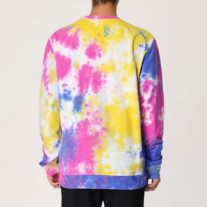 Sudadera con Estampado Tie Dye Personalizada con Logotipo, Sudadera de Manga Larga para Hombre, Mezcla de Algodón, Corte Regular y Ajustado - Product Image 2