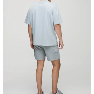 Men's Gym Solid High Street Style Canvas Shorts Eco-Friendly Breathable Quick Dry Anti-Wrinkle Summer Sweat Shorts - Product Image 3