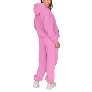 Conjunto Deportivo al por Mayor - Conjuntos Deportivos Premium para Mujer: Color Sólido, Corte Holgado, Ropa Deportiva de Alta Calidad para Mujer - Product Image 6