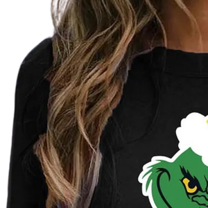 Sigma Gamma Rho Grinch <b>Christmas</b> <b>Sweatshirt</b> Cozy Holiday Crewneck Pullover Long Sleeve Casual Winter Top Custom Print OEM ODM - Product Image 4