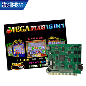 แผงวงจรเกมอาร์เคด Mega Plus 15 in 1 แบบ 5 รอก 9 เส้น สำหรับเครื่องเล่นเกมหยอดเหรียญ รุ่นภาษาอังกฤษ - Product Image 2