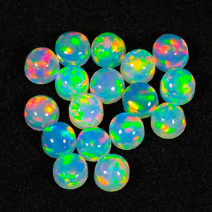 Natural Ethiopian Opal Round Shape Carved Gemstone <b>Beads</b> For Jewelry Making Reiki Healing <b>Stone</b> <b>Beads</b> Handmade Opal <b>Beads</b> Bulk - Product Image 6