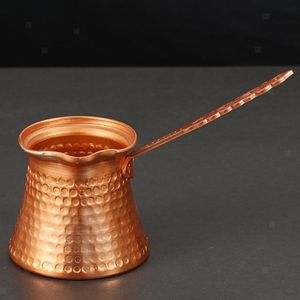 Cafetera Turca de Cobre Hecha a Mano de Lujo, Cafetera Árabe, Cezve, Olla para Preparar Café para Uso en el Hogar y la Cocina - Product Image 3