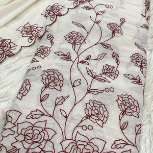 Malty embroidery <b>fabric</b> custom fancy textile <b>fabric</b> net <b>fabric</b> organza <b>fabric</b> for fashion garment wholesale export global supply - Product Image 5