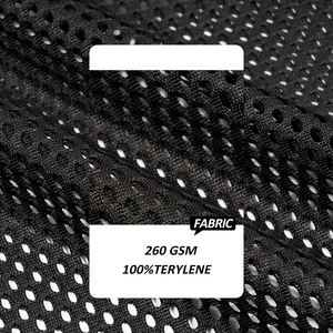 เสื้อยืดคอกลมสกรีนลายสตรีทแวร์ทรงบ็อกซี่ ผ้าเจอร์ซีย์ตาข่าย คอริบแบบกำหนดเอง เสื้อยืดโพลีเอสเตอร์ทรงหลวมสำหรับผู้ชาย - Product Image 6