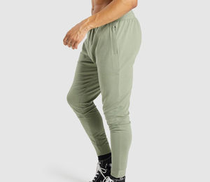 Pantalones Deportivos de Forro Polar para Hombre, Estilo Urbano, Otoño 2025, Ecológicos, de Secado Rápido, Corte Ajustado, con Cordón en la Cintura y Logotipo Estampado - Product Image 2