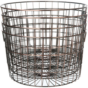 Medium Copper <b>Wire</b> <b>Storage</b> <b>Baskets</b> Colorful Mesh Style Metal Kitchenware Tableware Multipurpose <b>Storage</b> Laundry Room Use PC - Product Image 2