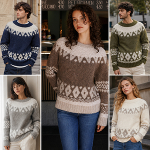 Bangladesh Manufacturer Stock Apparels Winter Sweater Unisex Heavyweight Cable Knit Pullover Mixed Design <b>Warehouse</b> <b>Clearance</b> - Product Image 4