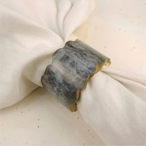 Anneau de serviette en bois naturel écologique, nœud entrelacé, boucle de serviette, support en vrac pour restaurant, mariage, fête - Product Image 5