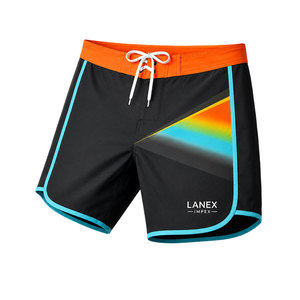 Custom Men’s Quick Dry Board Shorts Sublimation Printed <b>Surf</b> Swim Trunks Beach Shorts Lightweight Water Sports Wear OEM ODM - Product Image 2