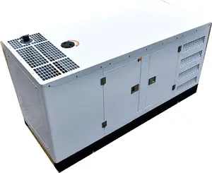 Бесшумный дизельный генератор типа Lombardini мощностью 500 кВт, частота 50 Гц/60 Гц, 110V-480V номинальное напряжение, автоматический запуск 12V DC электрический запуск