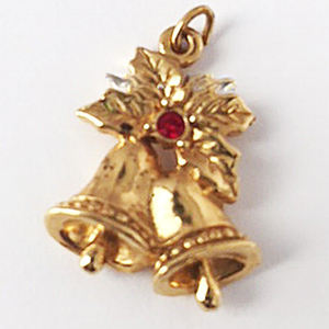 Campanas Navideñas de Acero Inoxidable con un Diseño Magnífico, Color Rojo Brillante, Decoración para la Temporada Festiva, Adorno para Árbol de Navidad Sublimable - Product Image 2