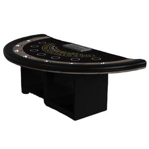 Mesa de Blackjack Zelenky completamente personalizable-Calidad de casino, madera-Logotipo personalizado-Precios de fabricante a granel - Product Image 1