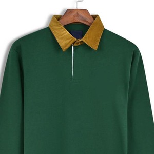 Camiseta de Rugby Extra Grande para Hombre, 240g, 100% Algodón, Transpirable, con Logotipo Personalizado, Color Personalizado, Estilo Urbano - Product Image 2