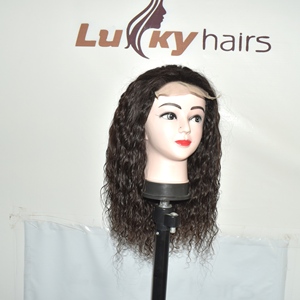 Perruques de cheveux humains indiens bruts lisses, cuticules alignées, cheveux vierges non traités, perruque complète en dentelle HD, 100% cheveux naturels, fournisseur en gros - Product Image 6
