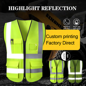 Veste de travail antistatique en polyester fluorescent de haute qualité, certifiée CE, fabriquée au Pakistan par une usine OEM. - Product Image 5