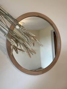 Artisan Handmade Eco-Friendly Round Wooden Wall <b>Mirror</b> for Modern Interiors - Product Image 2