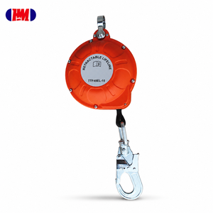 Cuerda de Seguridad Autorretráctil CE SRL-6 con Gancho Giratorio de Aleación de Aluminio, 6M, Certificación EN360, Eslinga de Nailon/Cable, Capacidad de 100kg - Product Image 2