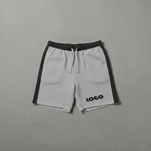 New High Street Cotton Fleece Plus Size Customize <b>Men</b> <b>Shorts</b> Side Pockets Knee Length Boxy Fit <b>Pattern</b> Own Your Logo Summer - Product Image 3