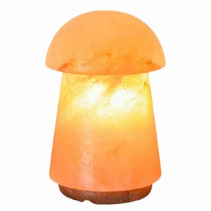 Lampe en sel de l'Himalaya artisanale en forme de champignon, cristal naturel, cadeau et objet de décoration - Product Image 3