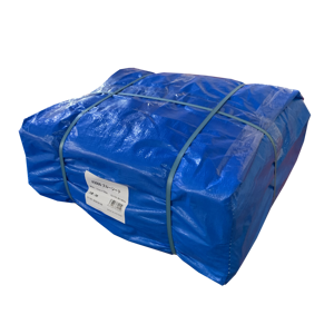 Bâche en HDPE Bleu Orange 700D-1500D, Tissée Unie, Poids Moyen, Imperméable, Résistante aux UV, Coupe-Vent, Écologique, Robuste - Product Image 6