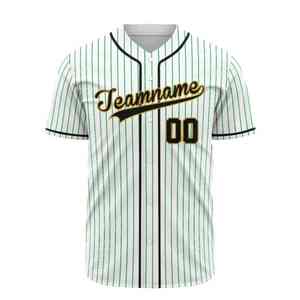 Camisetas de Béisbol Unisex con Estampado Digital Personalizadas, Transpirables, 100% Poliéster, de Secado Rápido, Manga Corta, Cuello en V, para Todas las Temporadas - Product Image 6
