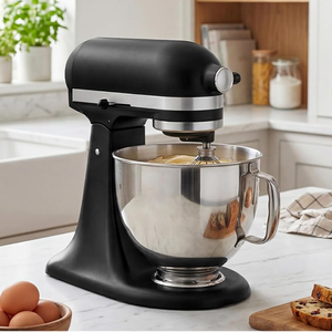 Bol mélangeur en acier inoxydable 5 QT, compatible <span class=keywords><strong>KitchenAid</strong></span>, qualité alimentaire, passe au lave-vaisselle, pièces pour batteur sur socle inclinable 4,5-5 Quart - Product Image 1