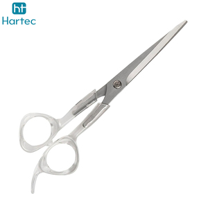 Tijeras de Peluquería de Acero Inoxidable con Mango Transparente y Hoja Templada para Suministros Profesionales de Salón, Venta al Por Mayor - Product Image 2