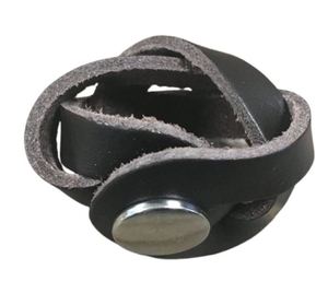 Ceinture formelle en cuir véritable noir avec logo personnalisé, sangle réglable, boucle en acier, ceinture magnétique à tête de Turc - Product Image 6