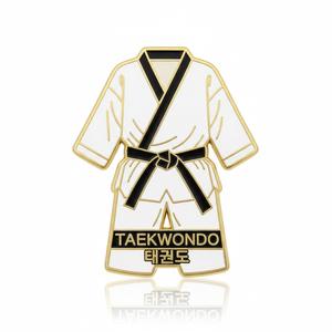 Badges et épingles personnalisés souvenirs sportifs, épingles de taekwondo - Product Image 2
