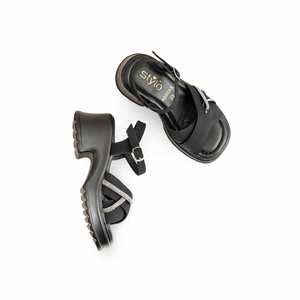 Sandale à talons pour filles KD5695 Noir Style formel - Product Image 1