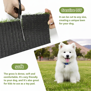 Alfombra de Césped Artificial Portátil TH-PAG-555 para Perros, Proporciona una Zona de Entrenamiento Sanitario Suave e Higiénica, Apta para Uso en Apartamentos - Product Image 4