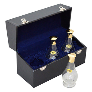 ชุดน้ำมันศักดิ์สิทธิ์ทำจากแก้วสามชิ้นชุด CHR Cat Inf พร้อมเคส-VEE exports - Product Image 1