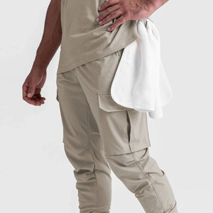 New Latest Fashion 2026 OEM Custom 100% Cotton Casual <b>Cargo</b> Pants Waterproof Breathable <b>White</b> Color Men - Product Image 6