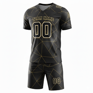 Uniforme de Fútbol Americano Sublimado Personalizado, Transpirable, Conjunto de Camiseta y Pantalones Cortos, Logotipo Frontal, 100% Poliéster Antibacteriano - Product Image 2
