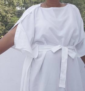 Robe décontractée d'été pour femmes et jeunes filles, en pur coton, longueur genou, col en V, manches longues, imprimé floral, style indien tendance, avec boutons, idéale pour le bureau - Product Image 2