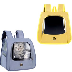 Luxury Lightweight Square Polyester Breathable Fabric Pet Carrier <b>Backpack</b> for <b>Cats</b> in Various Colors Made in Vietnam - Product Image 1