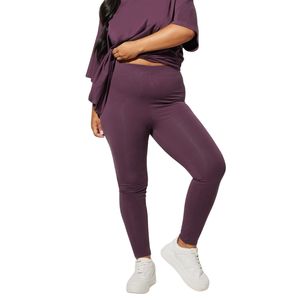Leggings unis taille haute pour femmes grandes tailles, extensibles, décontractés, pour le sport et le yoga, vente en gros personnalisée, fabricant OEM ODM - Product Image 4