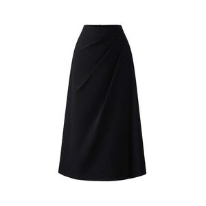 Jupe classique noire évasée à taille haute pour femme |   Jupe Kate pour Tenue de Bureau Formelle |   LAVIEM - Product Image 5